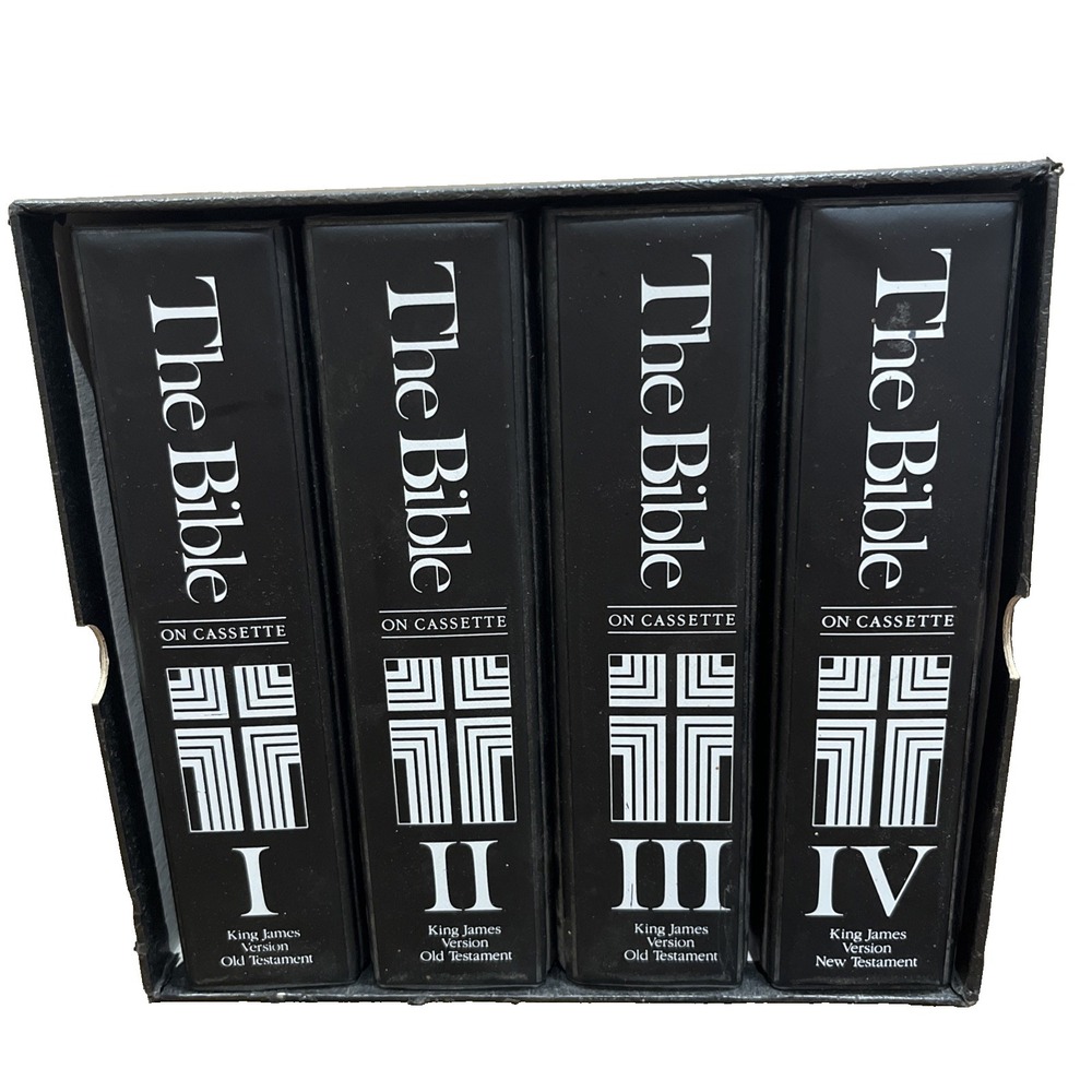 The Bible on Cassette King James Version Complete Box Set Old & New Testament